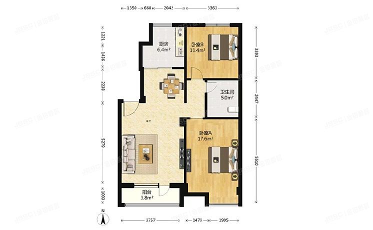 顺义区 望泉家园6号楼5层2单元501（四季花城）