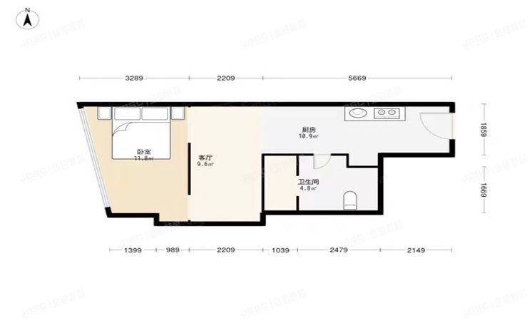 朝阳区 公园1872 218号楼15层1511号