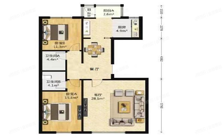 朝阳区 国奥村22号楼5层1单元502