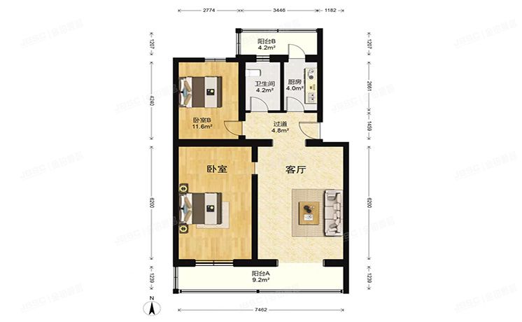 顺义区 光明东兴小区21楼2门201号