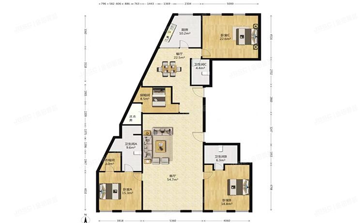 东城区 万国城MOMA3号楼19层2202