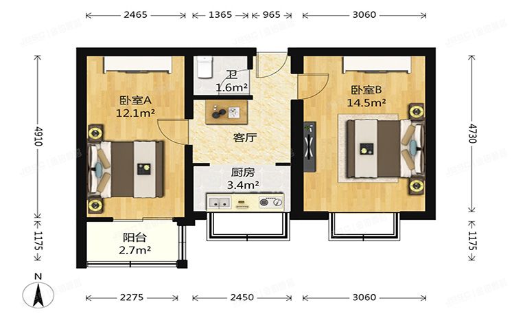 丰台区 五里店小区2号楼4层3门41号