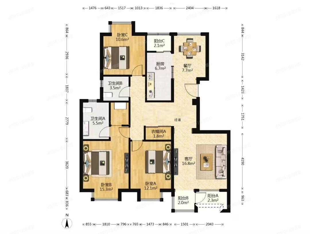 通州区 武夷花园月季园12号楼4层272单元401