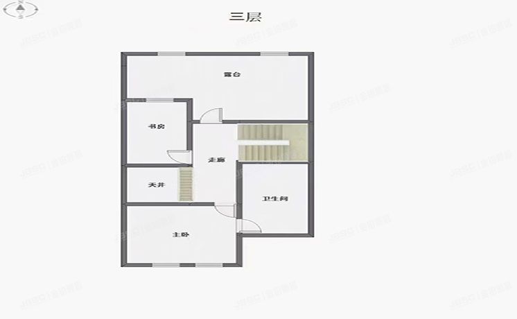 朝阳区 康城花园1区4号楼115号1-3层+车位 别墅