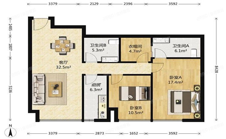 经济技术开发区 林肯公园2号楼12层1205 办公