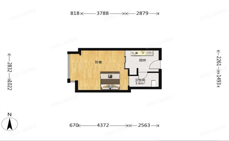 东城区 海晟名苑25号楼3层1单元316