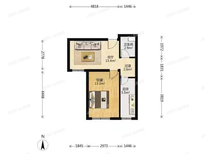 石景山区 金隅滨和园2号楼17层2单元1703