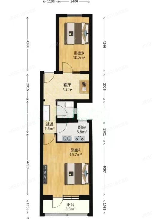 东城区 赵堂子胡同5号楼6层8门601号