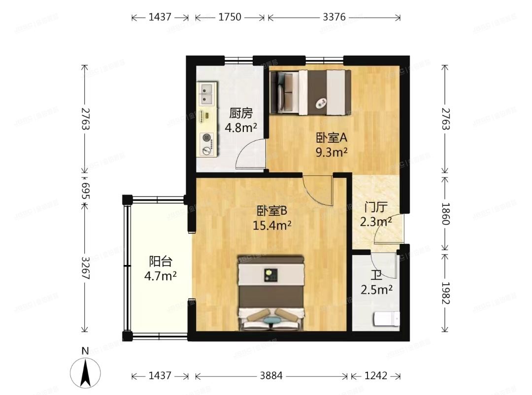 朝阳区 吉祥里东区207号楼1层7门714