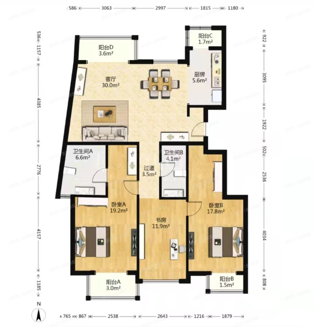 大兴区 顺驰领海52号楼5层1单元502号