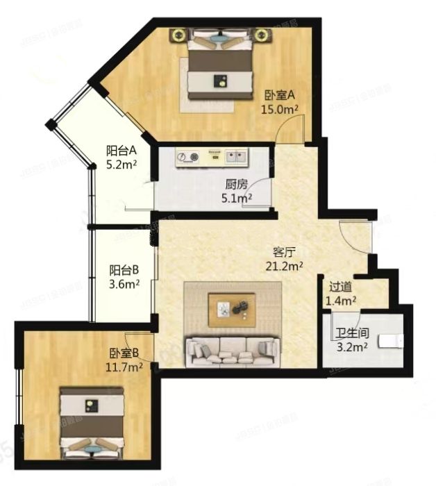丰台区 角门15号院2号楼1004号