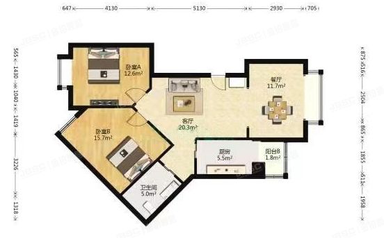 东城区 左安漪园小区9号楼8层3单元901