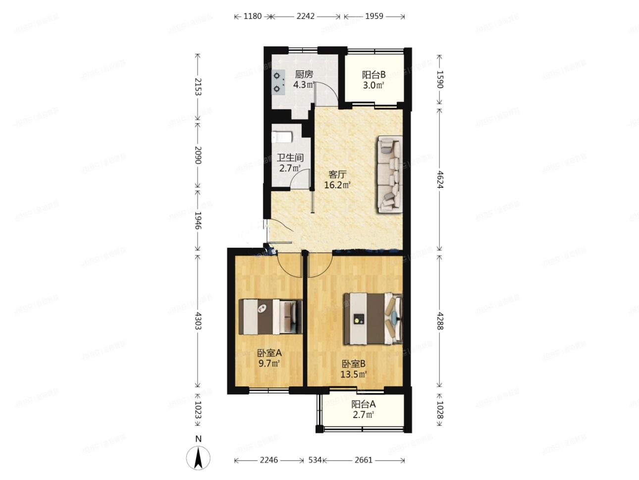 东城区北新仓胡同5号楼2单元501