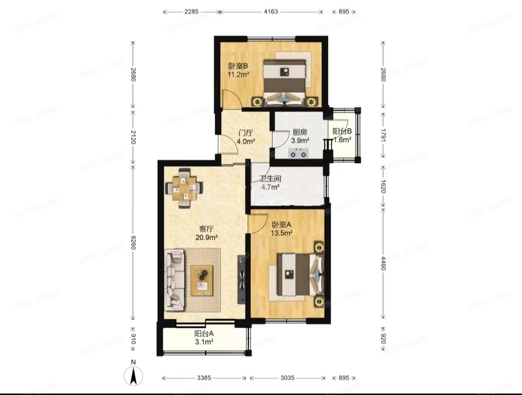 朝阳区 绿丰家园3号楼5单元302室