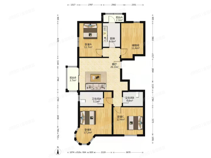 房山区长阳镇昊天北大街48号67号楼4层2单元402（加州水郡）