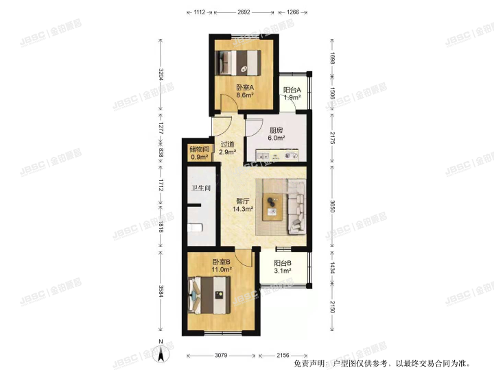 大兴区 新安里9号楼4单元102室