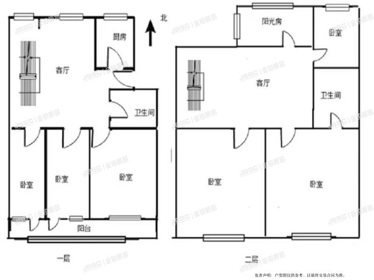 顺义区 樱花园二区雁西苑3号楼3单元502室（复式）