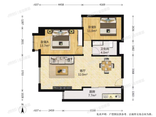 丰台区 四方景园五区2号楼1811室