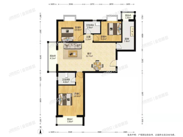 房山区 瑞雪春堂二里22号13层3单元1505室