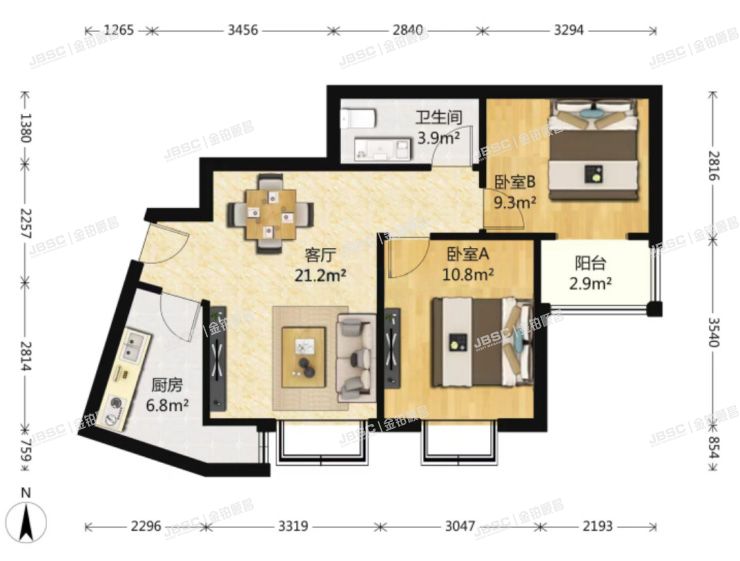 丰台区 建欣苑五里7号楼502室