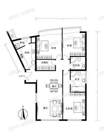 朝阳区 朝阳门外大街6号院22号楼16层2001室（新城国际）带1车位
