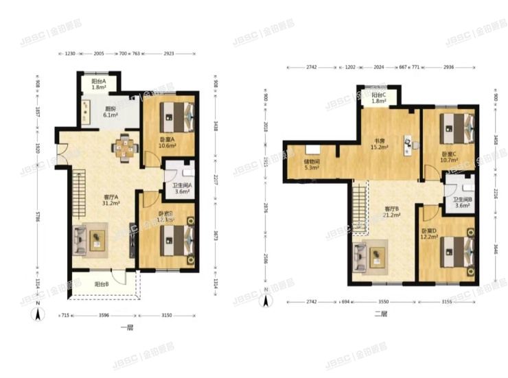 房山区 汇丰街1号院3号楼9至10层四单元902室（世界名园D区）复式