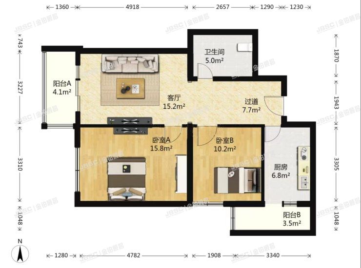 朝阳区 南新园中路113号楼1508室（东景苑）