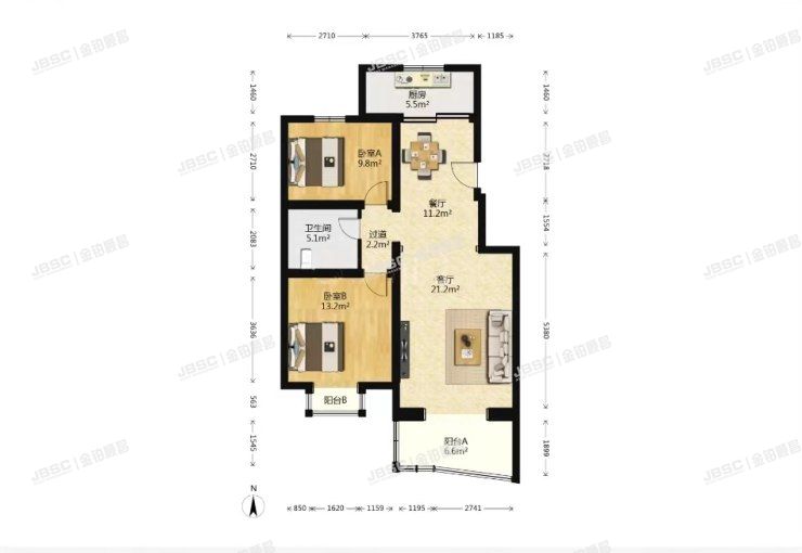 房山区 汇丰街4号院14号1单元302室（世界名园）