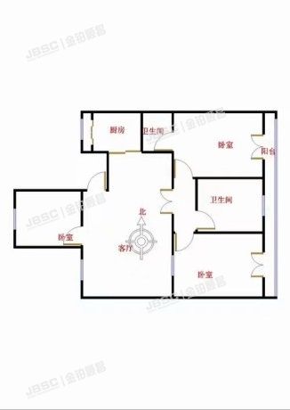 房山区 城关北里甲3号楼6单元301室