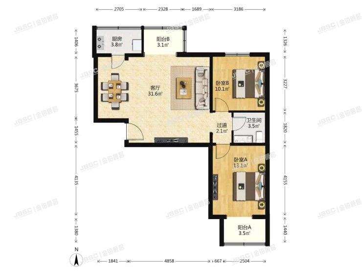 大兴区 丽园路30号院11号楼2单元404室（首开康乃馨城）