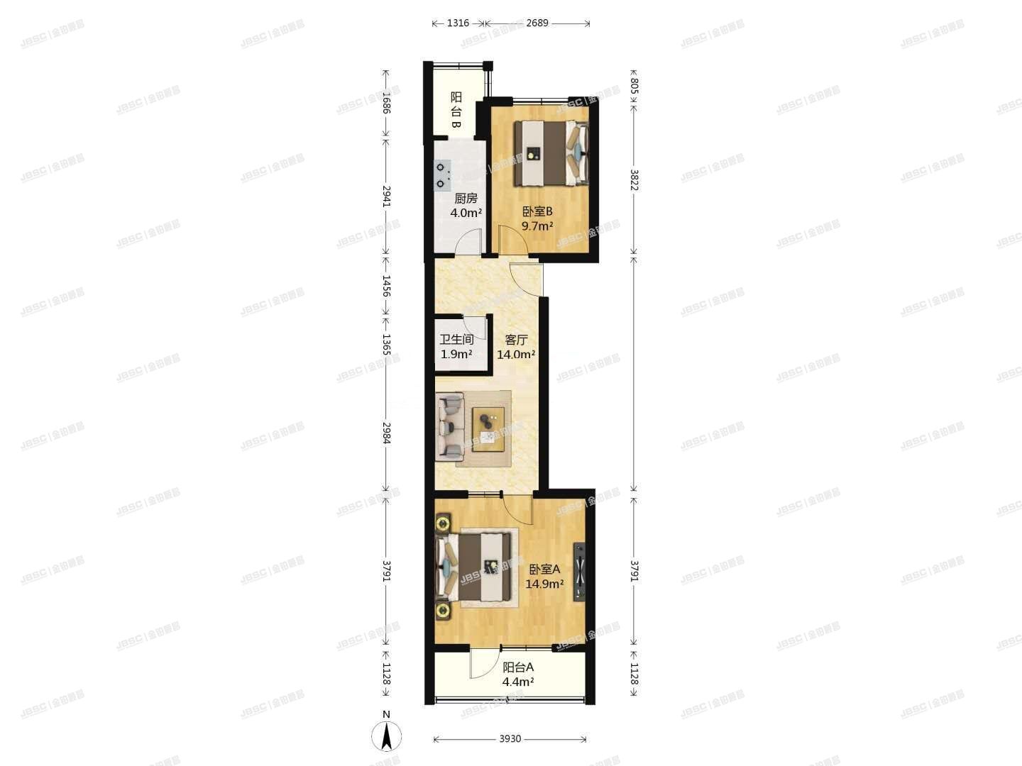 丰台区 和义东里一区8号楼2单元302室