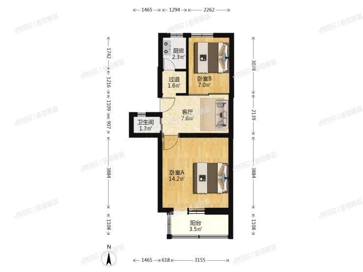 石景山区 苹果园四区6号楼