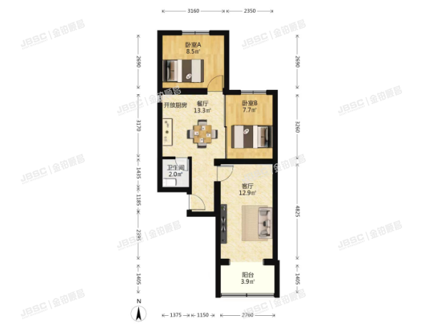 丰台区 正阳北里13号楼1单元401室（正阳小区）