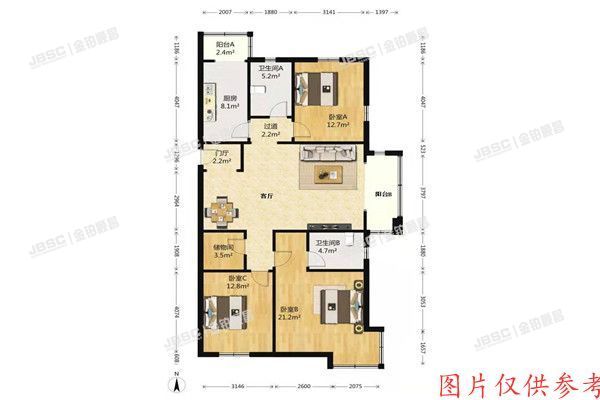 丰台区 新发地锦程园18号楼1单元1602室（天伦锦城）