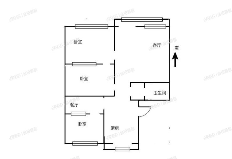 密云区 宾阳北里23号楼2单元501室