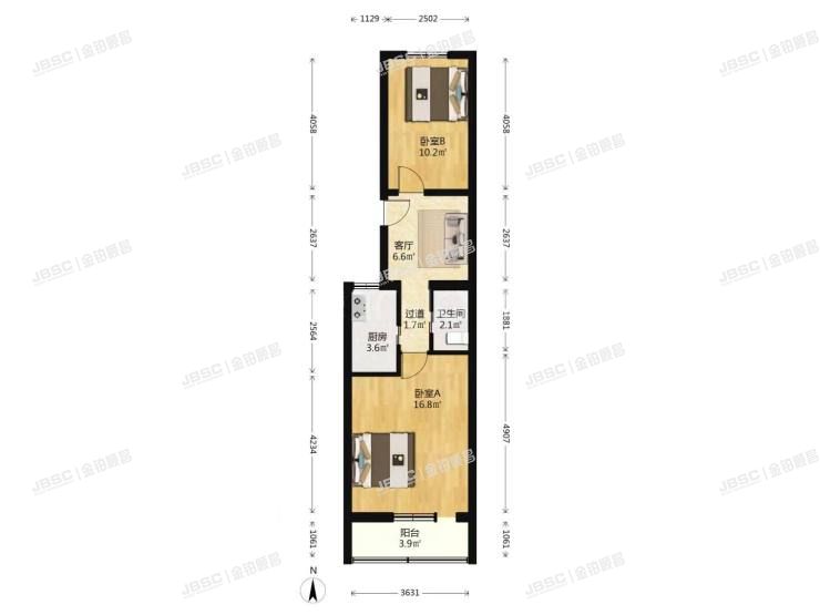 丰台区 六里桥北里12号楼4门201号