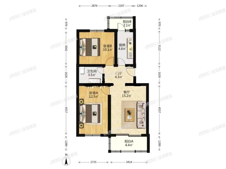 大兴区 长丰园二区15号楼2层1-202室