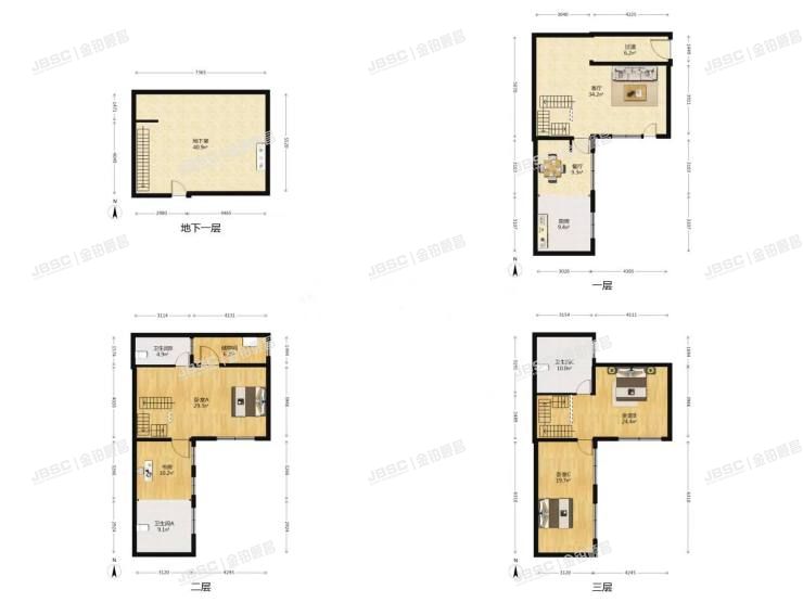 丰台区 泉湖西路1号院八区19号楼-2至2层3（燕西华府）别墅