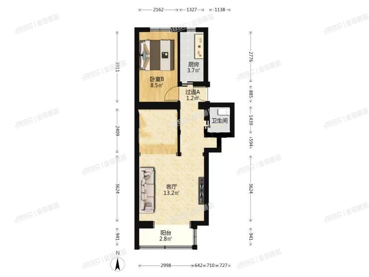 大兴区 团河苑西区4号楼3层2-302室