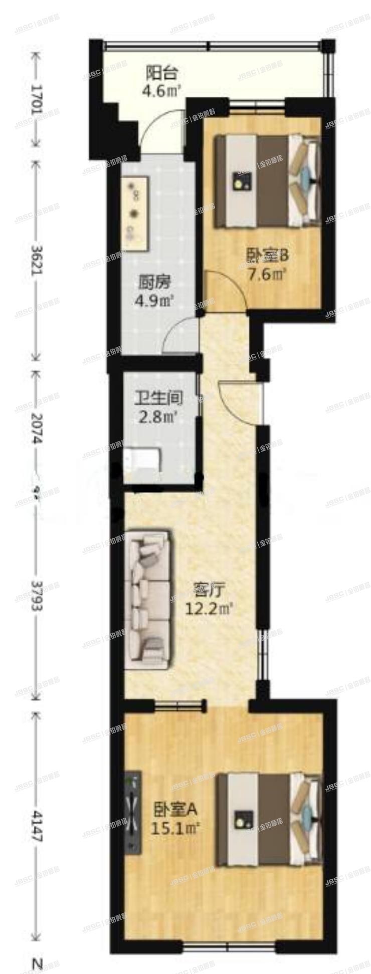 朝阳区 西坝河北里16号楼6层8单元602室