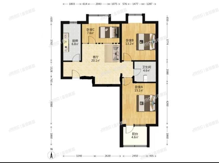 通州区 临河里8号楼28层1单元2805室（华业东方玫瑰A区）