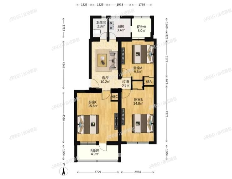 丰台区 万源东里87号楼5层4单元10室