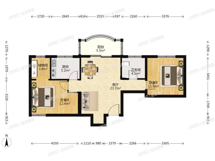 大兴区 天华园一里二区1号楼6层4单元602室（听涛雅苑）