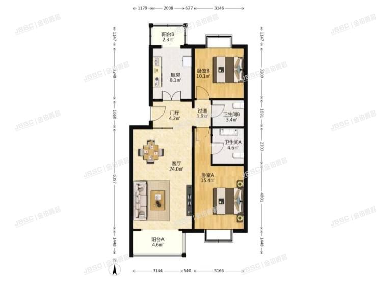 通州区 潞苑南大街185号院20号楼4层6-641房屋(新潮嘉园)