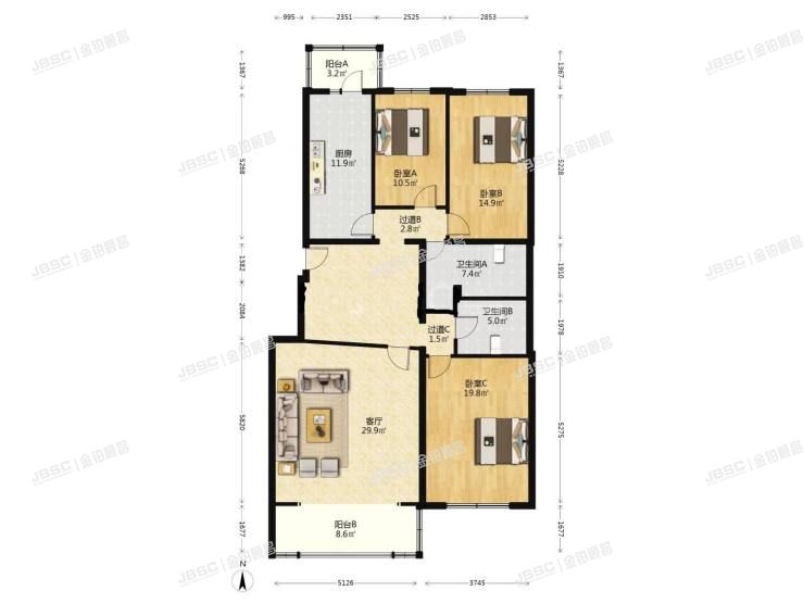 昌平区  天通西苑三区32号楼6层5单元602室