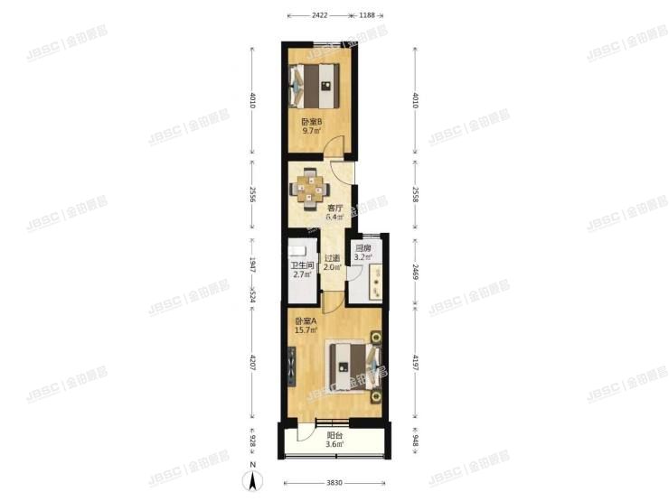 丰台区 洋桥北里18号楼1单元105号