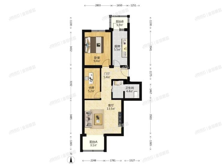 丰台区 黄土岗宜兰园12号楼6层6-602室（宜兰园）