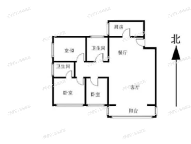 丰台区 丽泽路2号院1号楼28层2805室（金兴苑）