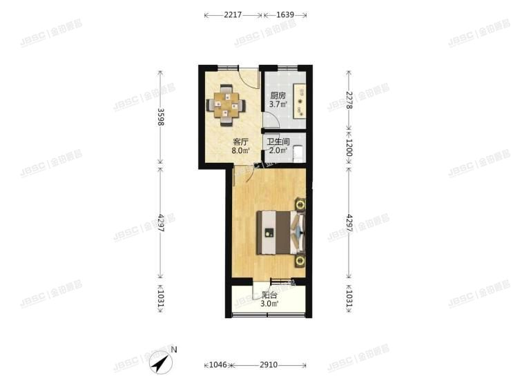 丰台区 洋桥北里17号楼1层12-102室