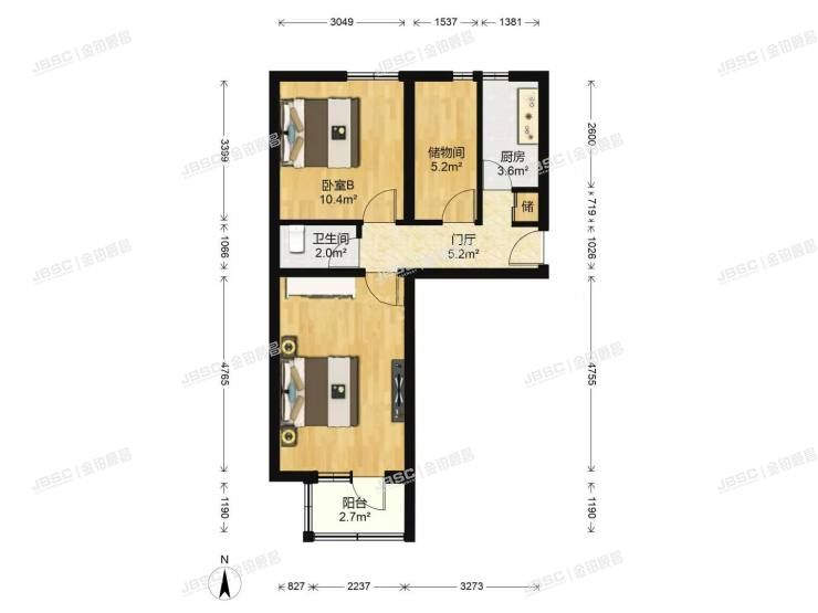 丰台区 西马场北里18号楼4层2-401室（司达小区）